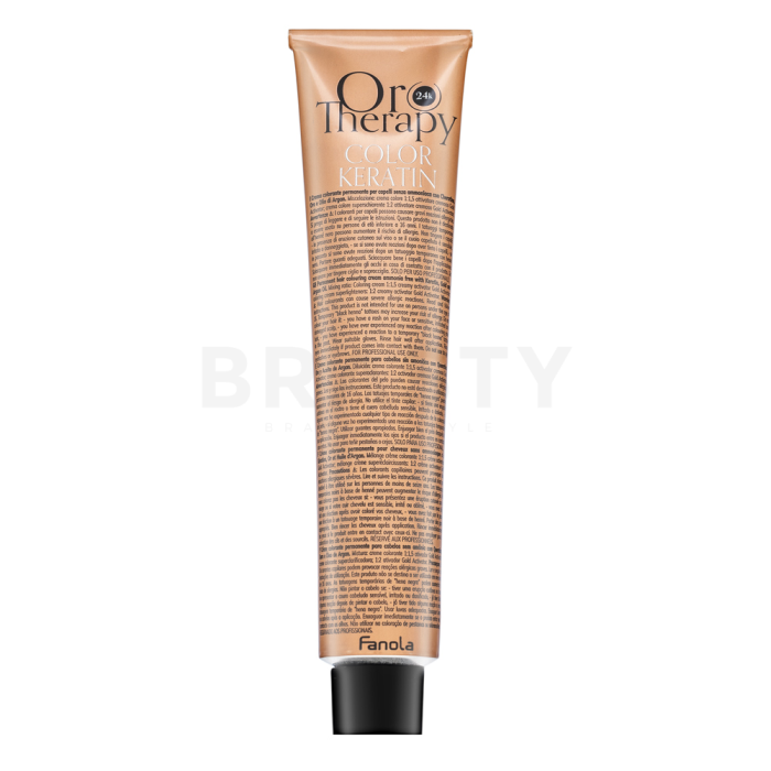 Fanola Oro Therapy Color Keratin Oro Puro profesionalna trajna boja za kosu 6.46 100 ml