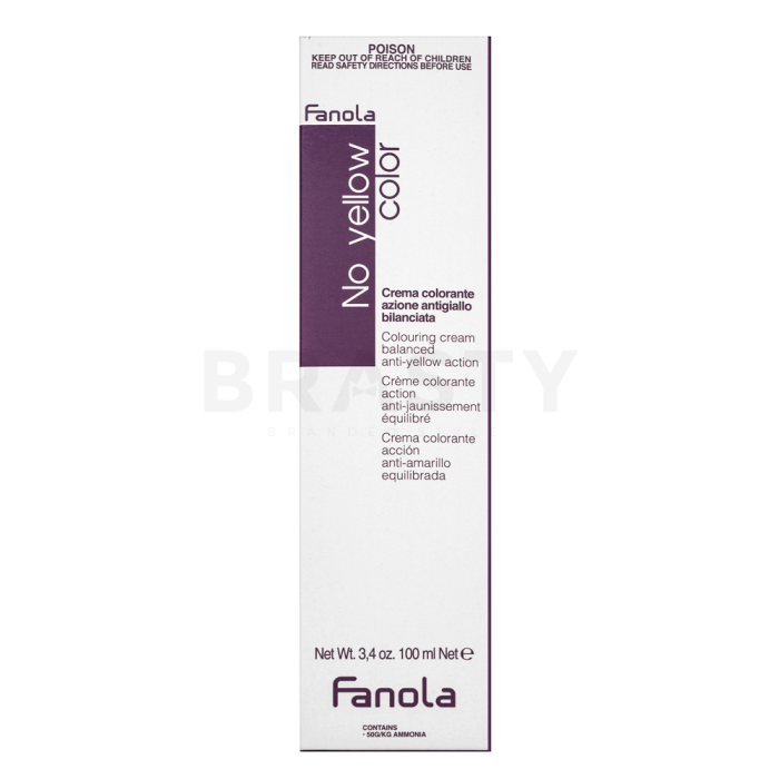 Fanola No Yellow Color Colouring Cream profesionalna trajna boja za kosu Green 100 ml