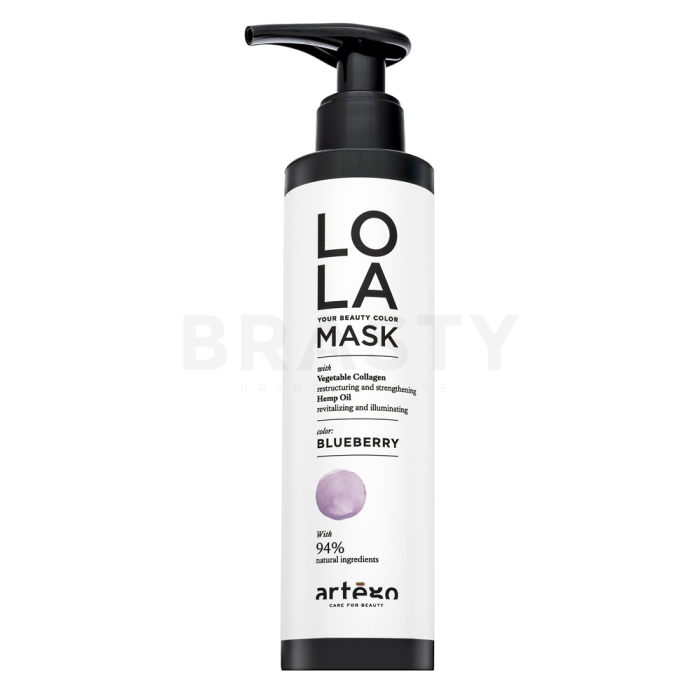 Artègo Lola Your Beauty Colour Mask intenzivní barvicí maska za kosu Blueberry 200 ml
