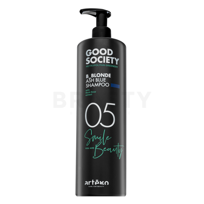 Artègo Good Society 05 B_Blonde Ash Blue Shampoo neutralizující šampon pro platinově blond a šedivé vlasy 1000 ml