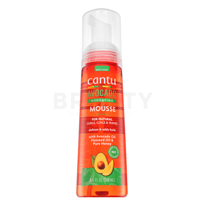 Cantu Avocado Hydrating Mousse Feuchtigkeitsschaum für definierte Locken 248 ml