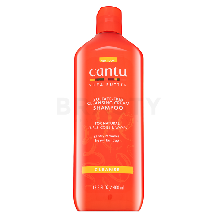 Cantu Shea Butter Sulfate-Free Cleansing Cream Shampoo šampon za čišćenje za valovitu i kovrčavu kosu 400 ml