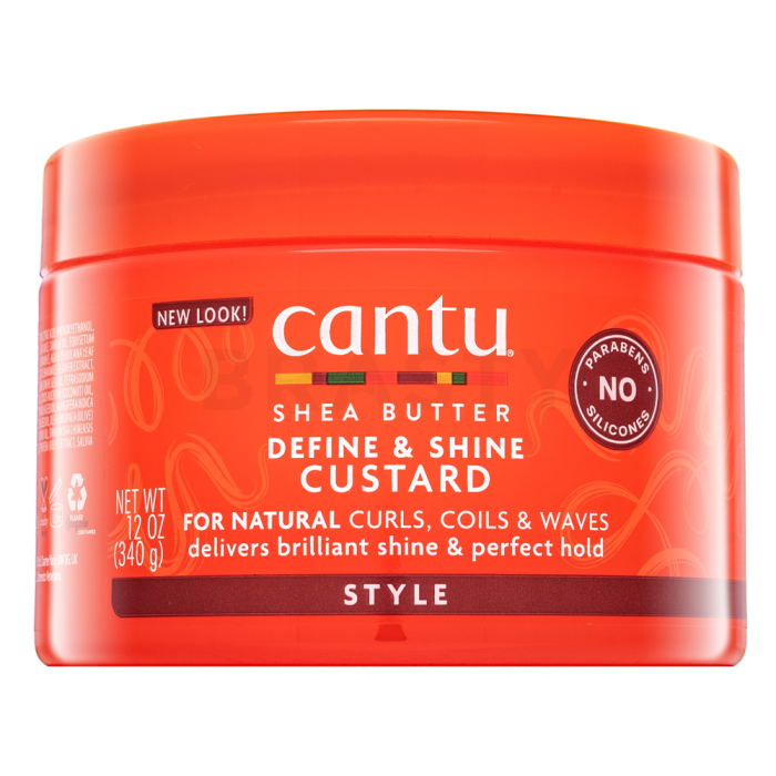 Cantu Shea Butter Define & Shine Custard styling krema za sjaj valovite i kovrčave kose 340 g