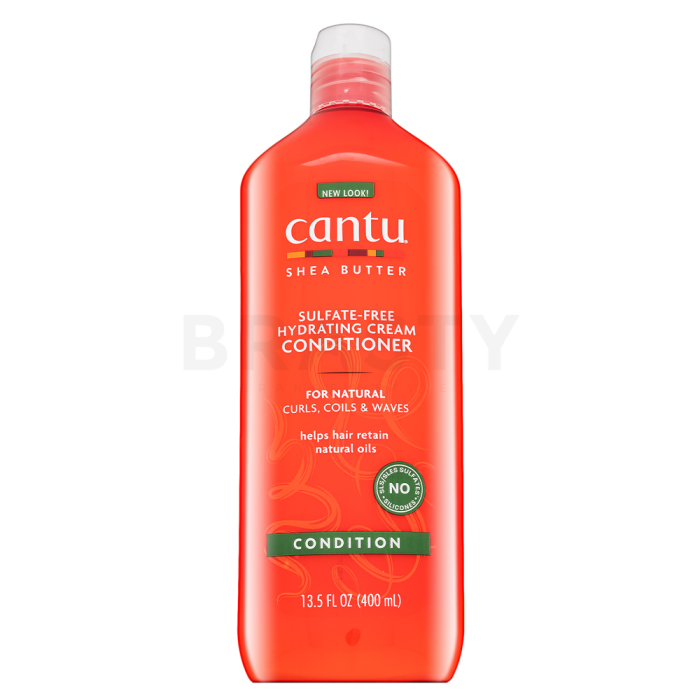 Cantu Shea Butter Sulfate-Free Hydrating Cream Conditioner hydratační kondicionér pro vlnité a kudrnaté vlasy 400 ml