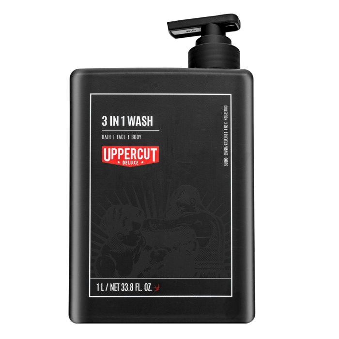 Uppercut Deluxe 3in1 Wash šampon na vlasy i tělo 1000 ml
