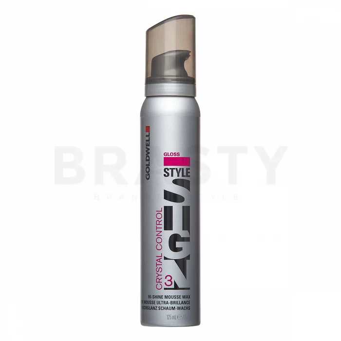 Goldwell StyleSign Gloss Crystal Control Hi-Shine Mousse Wax pěnový vosk pro silnou fixaci 125 ml