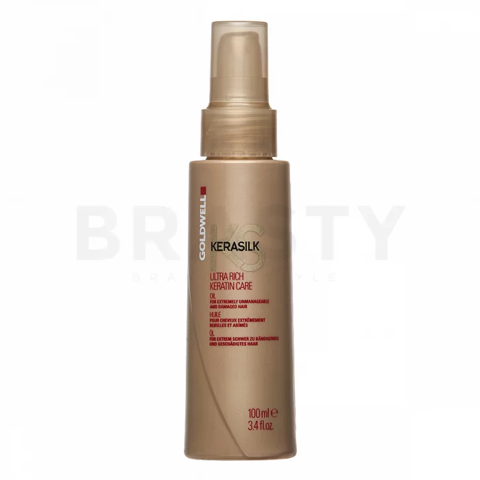 Goldwell Kerasilk Rich Keratin Care Ultra Oil olej pro nepoddajné a poškozené vlasy 100 ml