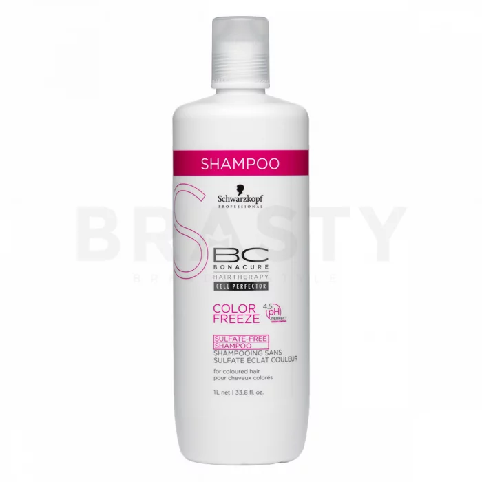 Schwarzkopf Professional BC Bonacure Color Freeze Sulfate-Free Shampoo sulfaatvrije shampoo voor gekleurd haar 1000 ml