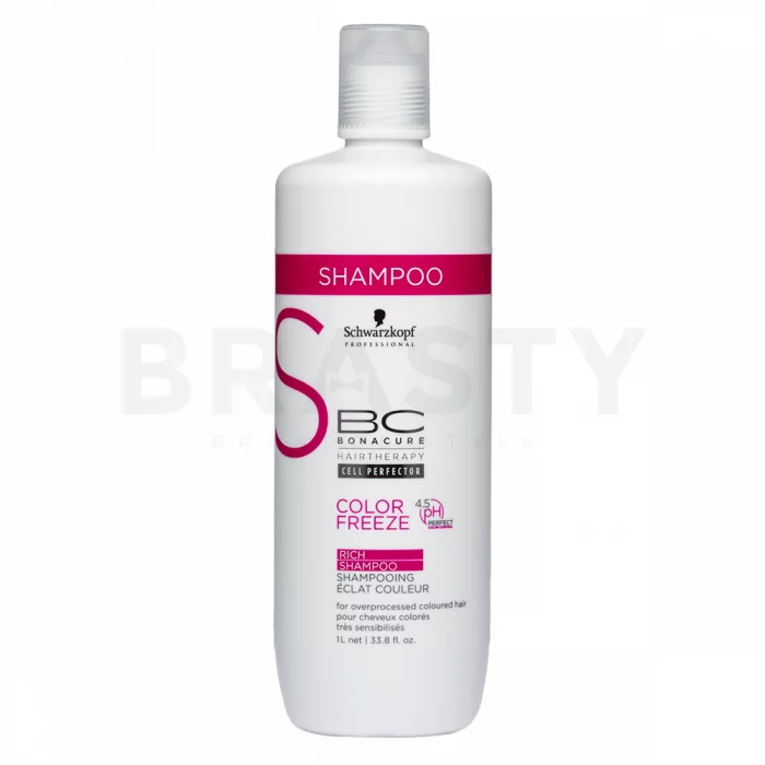 Schwarzkopf Professional BC Bonacure Color Freeze Rich Shampoo šampon pro chemicky ošetřené vlasy 1000 ml