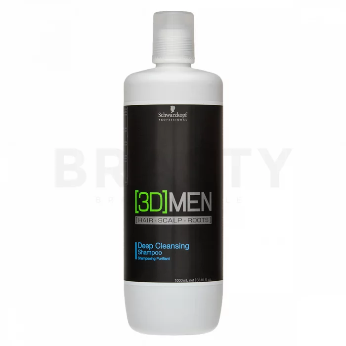 Schwarzkopf Professional 3DMEN Deep Cleansing Shampoo šampon pro muže 1000 ml