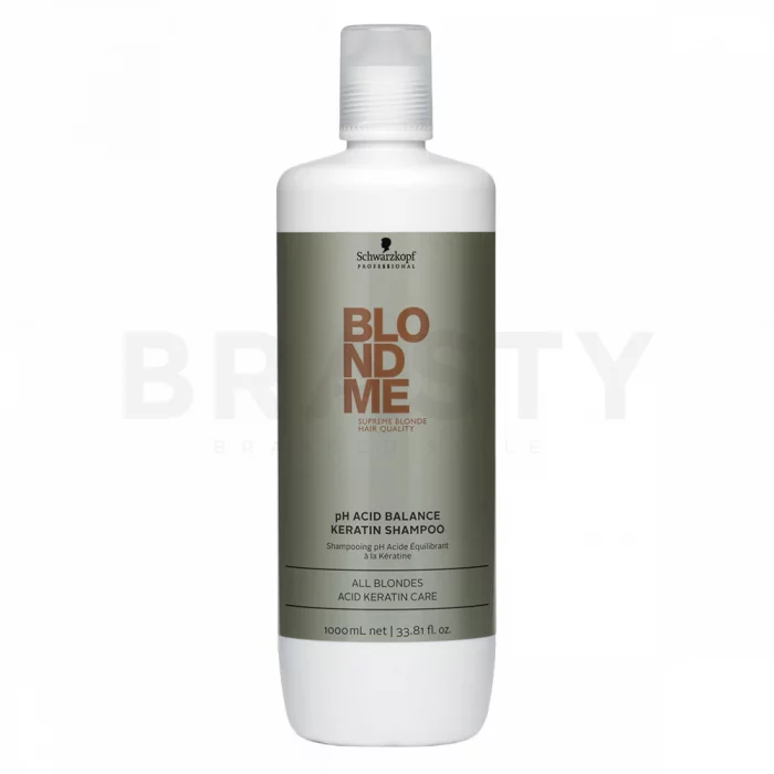 Schwarzkopf Professional BlondMe pH Acid Balance Keratin Shampoo šampon pro blond vlasy 1000 ml