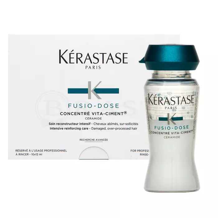 Kérastase Fusio-Dose Concentré Vita-Ciment vlasová kúra pro oslabené vlasy 10 x 12 ml