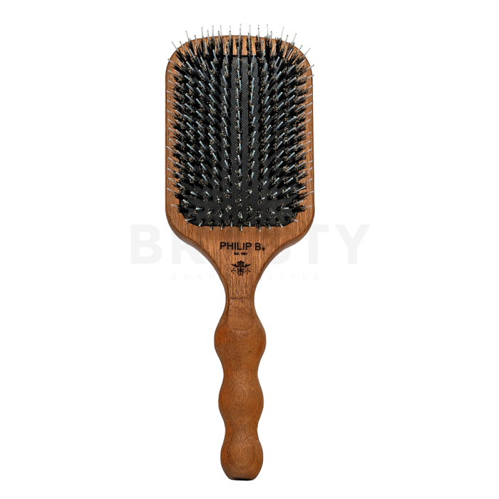 PHILIP B Paddle Hairbrush haarborstel met Nylon en Varkenshaar
