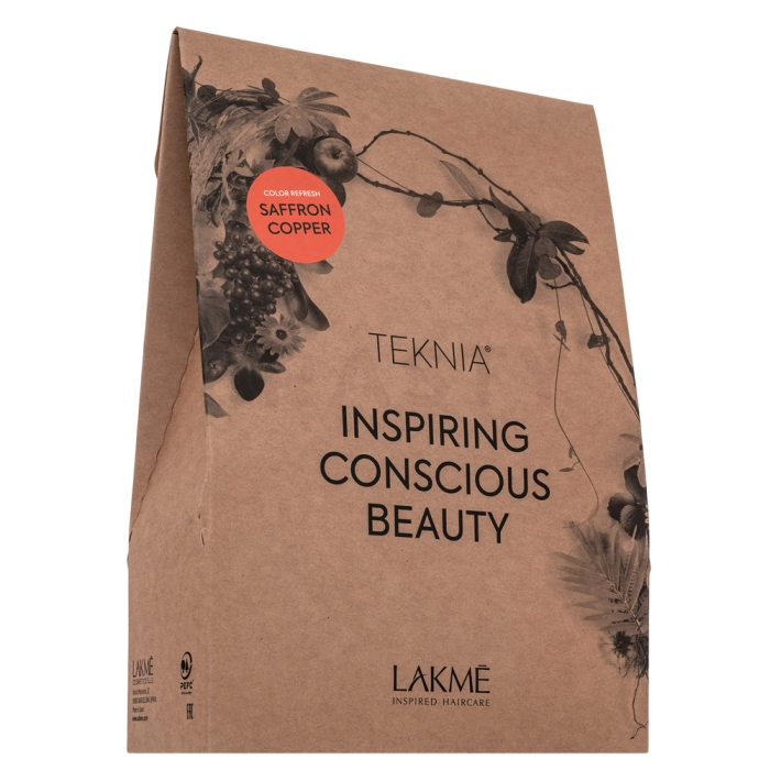 Lakmé Teknia Color Refresh Saffron Copper Pack šampon + maska za oživljavanje bakrenih nijansi 300 ml + 250 ml