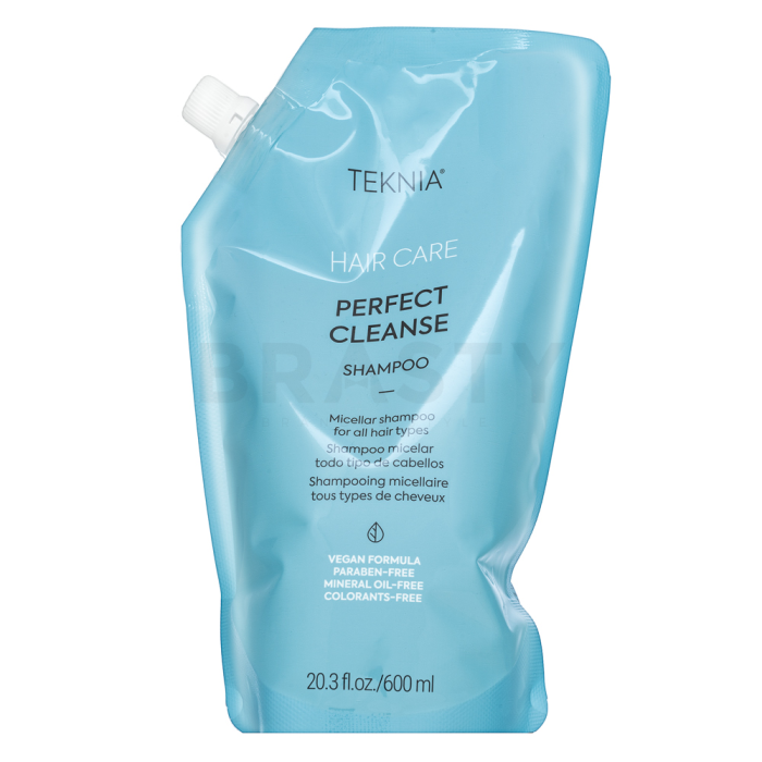 Lakmé Teknia Perfect Cleanse Shampoo shampoo detergente per tutti i tipi di capelli Refill 600 ml