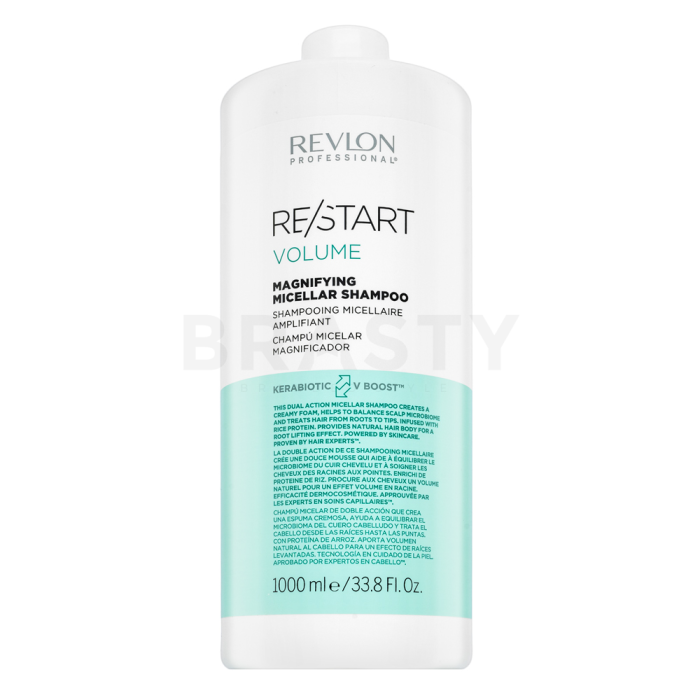 Revlon Professional Restart Volume Magnifying Micellar Shampoo posilující šampon pro objem vlasů 1000 ml