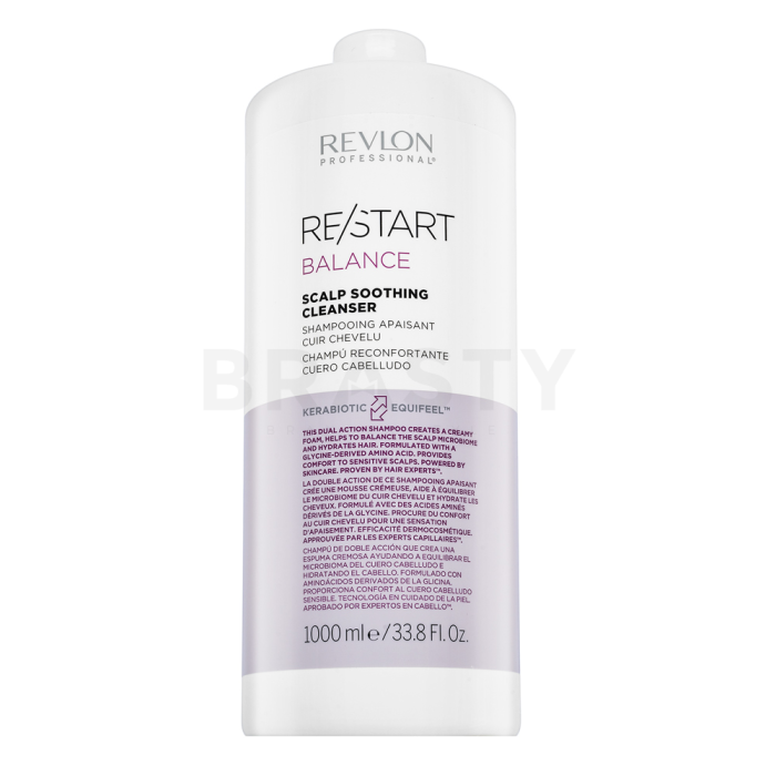 Revlon Professional Restart Balance Scalp Soothing Cleanser reinigende shampoo voor de gevoelige hoofdhuid 1000 ml