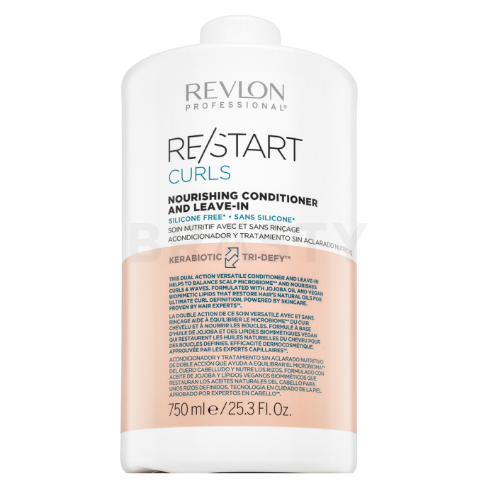 Revlon Professional Restart Curls Nourishing Conditioner and Leave-in vyživující kondicionér pro kudrnaté vlasy 750 ml