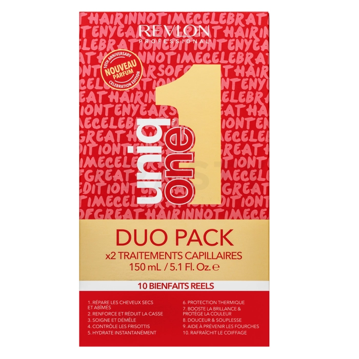 Revlon Professional Uniq One All In One Treatment Duo bezoplachová péče pro všechny typy vlasů 150 ml + 150 ml
