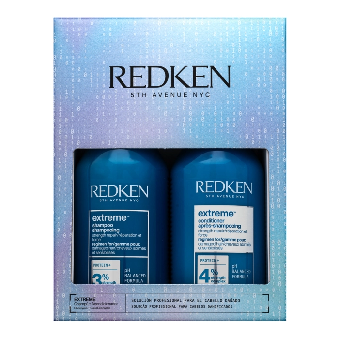 Redken Extreme Shampoo & Conditioner shampoo en conditioner voor beschadigd haar 2 x 300 ml