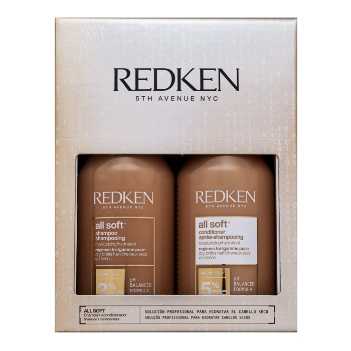 Redken All Soft Shampoo & Conditioner šampon in balzam za mehke in sijoče lase 2 x 300 ml