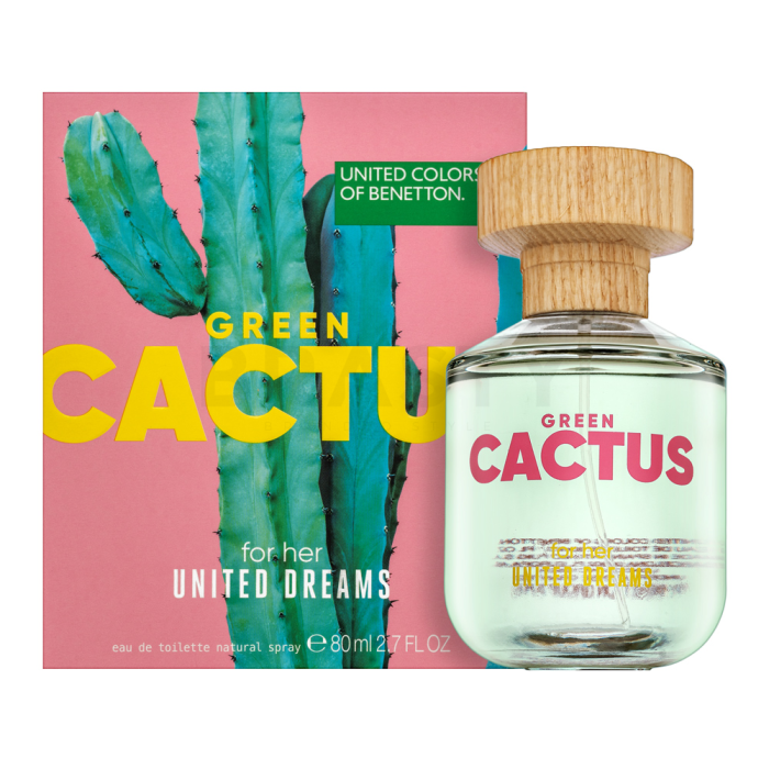 Benetton United Dreams Green Cactus toaletní voda pro ženy 80 ml