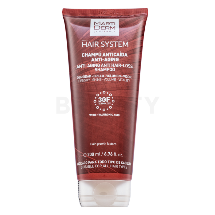 Martiderm Hair System 3GF Anti-Aging Anti Hair-Loss Shampoo učvršćujući šampon protiv opadanja kose 200 ml