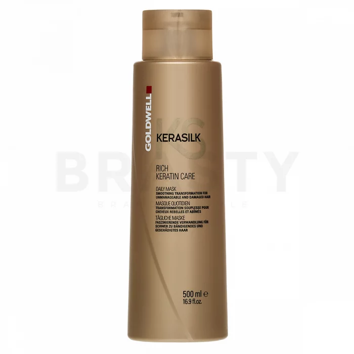 Goldwell Kerasilk Rich Keratin Care Daily Mask maska pro nepoddajné a poškozené vlasy 500 ml