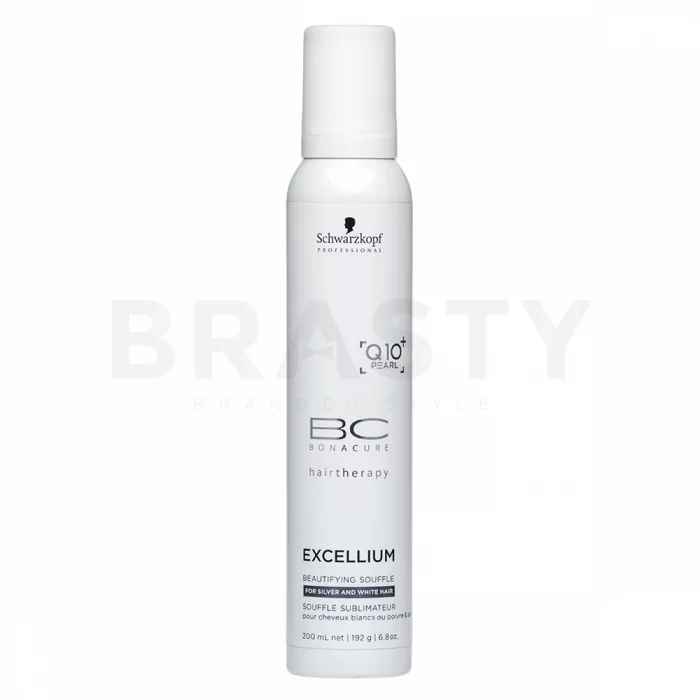 Schwarzkopf Professional BC Bonacure Excellium Beautifying Beautifying Souffle pěna pro platinově blond a šedivé vlasy 200 ml