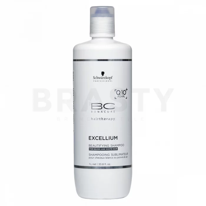 Schwarzkopf Professional BC Bonacure Excellium Beautifying Beautifying Shampoo šampon pro platinově blond a šedivé vlasy 1000 ml