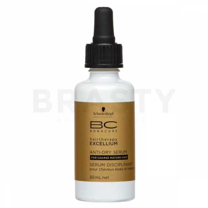 Schwarzkopf Professional BC Bonacure Excellium Taming Anti-Dry Serum sérum pro zralé vlasy 30 ml