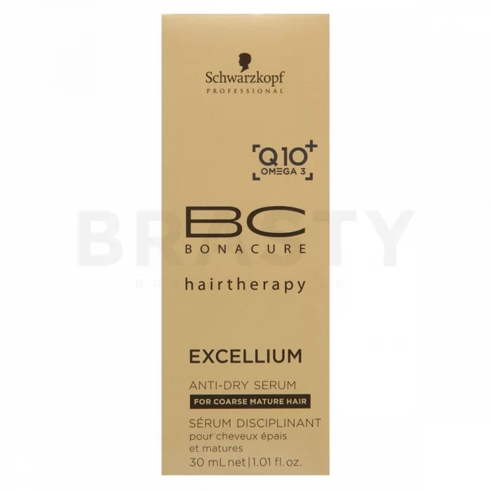 Schwarzkopf Professional BC Bonacure Excellium Taming Anti-Dry Serum sérum pro zralé vlasy 30 ml