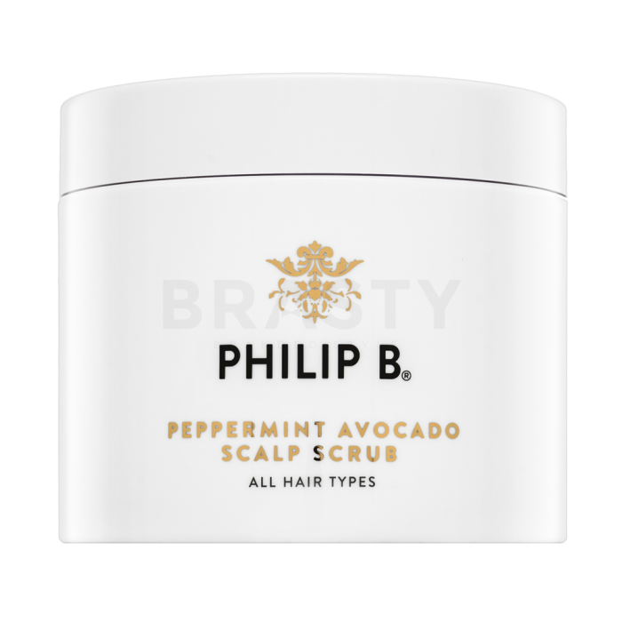PHILIP B Peppermint & Avocado Scalp Scrub peeling pro pokožku hlavy 236 ml