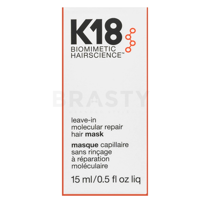 K18 Leave-In Molecular Repair Hair Mask cura dei capelli senza risciacquo per capelli molto secchi e danneggiati 15 ml