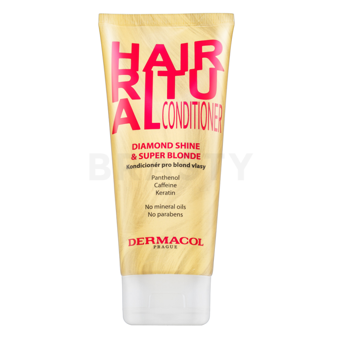 Dermacol Hair Ritual Diamond Shine & Super Blonde Conditioner kräftigender Conditioner für blondes Haar 200 ml