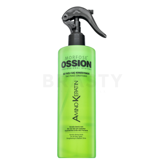 Morfose Ossion Amino Keratin Two Phase Conditioner bezoplachový kondicionér v spreji proti krepateniu vlasov 400 ml