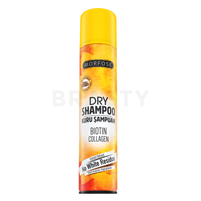 Morfose Dry Shampoo Biotin Collagen suchý šampon pro blond vlasy For Blonde Color Hair 200 ml