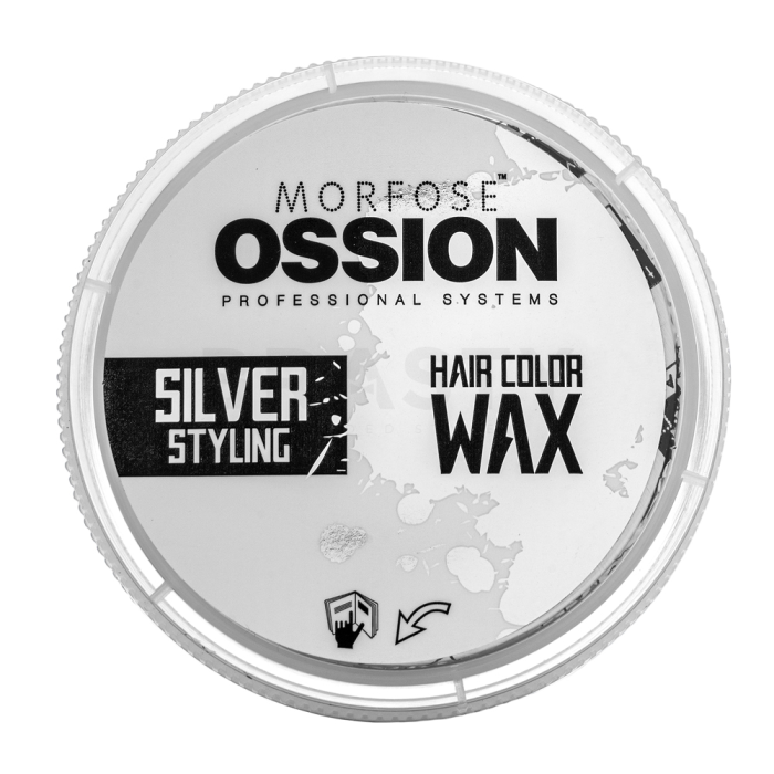 Morfose Hair Color Wax barevný vosk na vlasy Silver Styling 100 ml