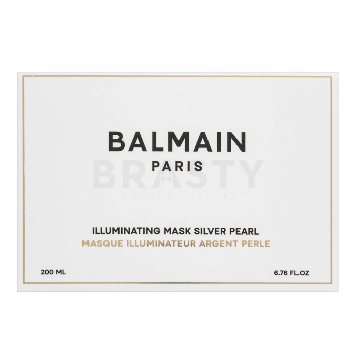 Balmain Illuminating Mask Silver Pearl neutralizující maska pro platinově blond a šedivé vlasy 200 ml