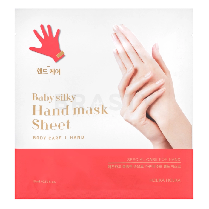 Holika Holika Baby Silky Hand Mask Sheet mascarilla en forma de hoja para manos y uñas 15 ml