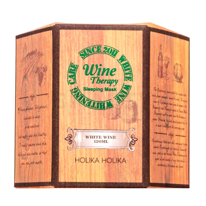 Holika Holika Wine Therapy Sleeping Mask night moisturizing mask for unified and lightened skin 120 ml