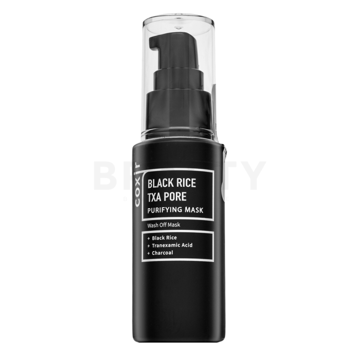 Coxir Black Rice TXA Pore maschera detergente Purifying Mask 50 ml