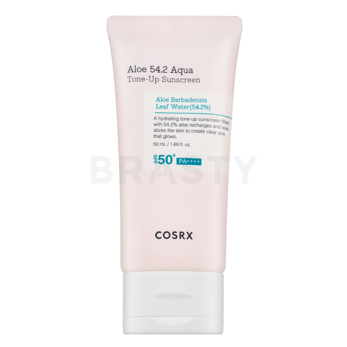 COSRX Aloe 54.2 Aqua fluid protector tonifiant pentru față Tone-up Sunscreen SPF 50+ PA++++ 50 ml