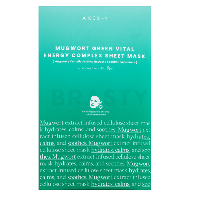 Axis-Y Green Vital mascheraviso in tessuto Energy Complex Sheet Mask 27 ml