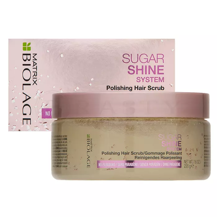 Matrix Biolage Sugar Shine Polishing Hair Scrub vlasový peeling pro normální vlasy 220 ml