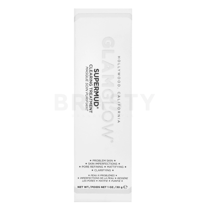 Glamglow SuperMud Clearing Treatment mascarilla limpiadora para reducir los poros 30 g