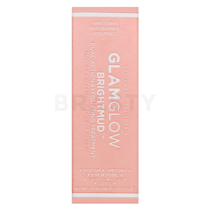 Glamglow Brightmud Dual-Action Exfoliating Treatment exfoliating mask for unified and lightened skin 15 g