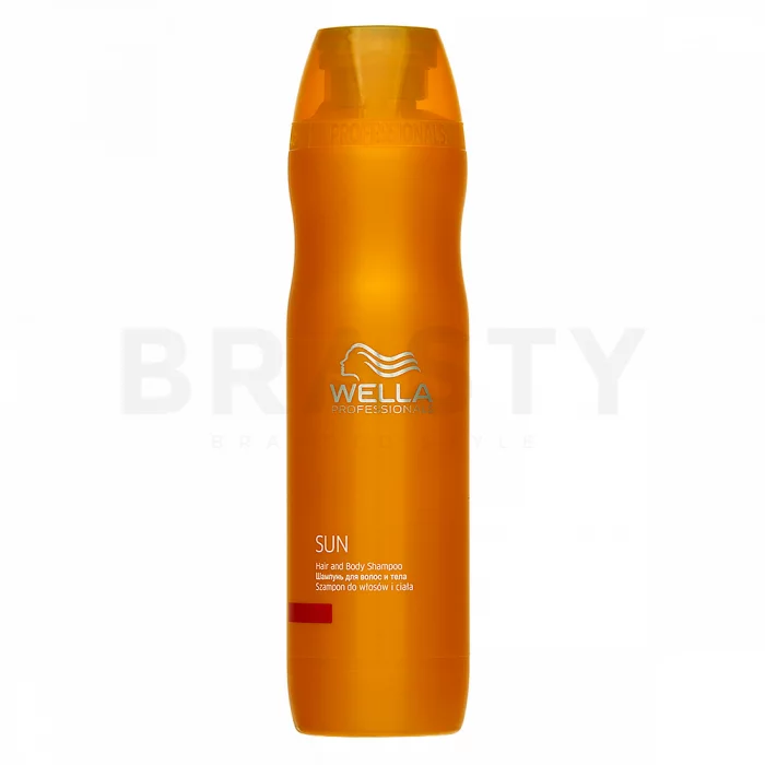 Wella Professionals Sun Hair and Body Shampoo šampon a sprchový gel 2v1 pro vlasy namáhané sluncem 250 ml