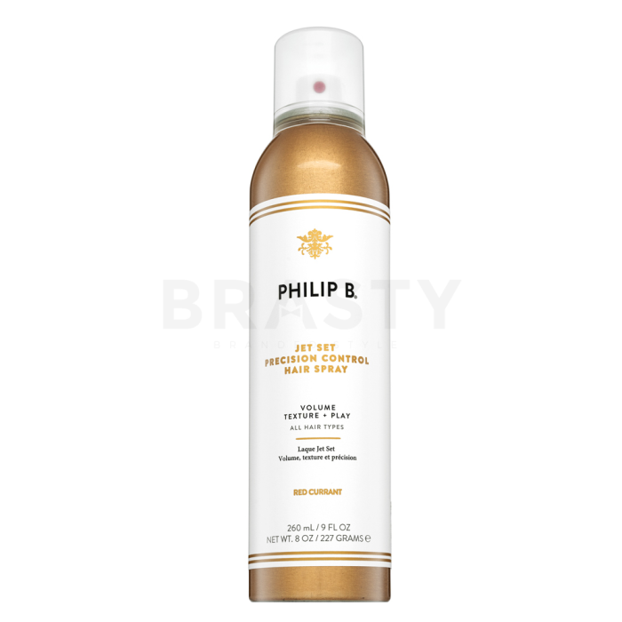 PHILIP B Jet Set Precision Control Hair Spray lak na vlasy pro lehkou fixaci 260 ml