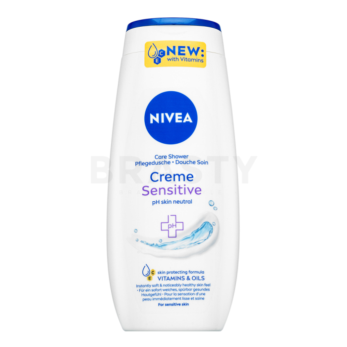 Nivea Creme Sensitive gel za prhanje Shower Gel 250 ml